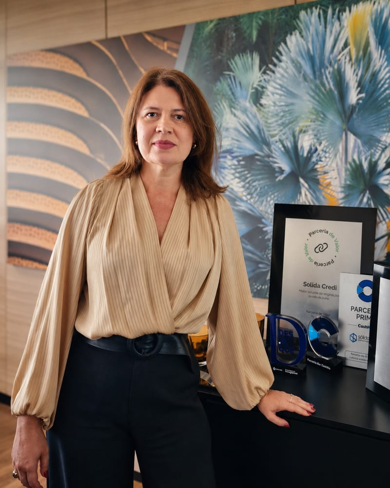 Patricia Moura, fundadora da Sólida Credi, especialista em crédito com garantia de imóvel